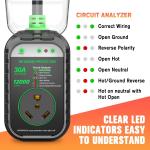 30 Amp RV Surge Protector with Voltage Analyzer
