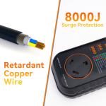 30 Amp RV Surge Protector with LED Light