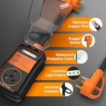 30 Amp RV Surge Protector with Waterproof Cover