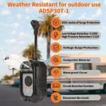 30Amp RV Surge Protector with Auto Shut-Off