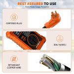 50 Amp RV Surge Protector with LED Display