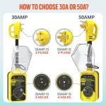 50 Amp RV Surge Protector with Circuit Analyzer
