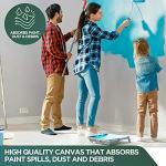 Versatile Canvas Drop Cloth - 9x12 Feet