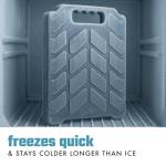Fit & Fresh XL Slim Cooler Ice Packs, 2PK