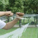Heavy Duty Clear Tarp 2.6' x 5' Waterproof