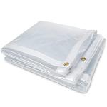 20FT Waterproof Clear Tarp for Outdoor Use
