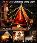 Portable Outdoor Camping String Lights with 8 Modes