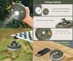 32.8ft Waterproof Solar String Lights for Camping