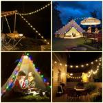 Rechargeable Waterproof Camping String Lights - 32.8ft