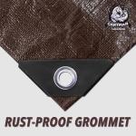 Extra Thick 8x10 Feet Waterproof Heavy Duty Tarp