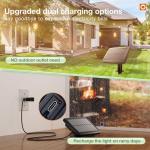 addlon 48FT Solar String Lights with LED Bulbs