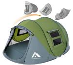 Easy Pop-Up Tent for 4 Campers, Waterproof