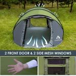 Easy Pop-Up Tent for 4 Campers, Waterproof