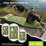 Self-Inflating Double Sleeping Pad with Pillow