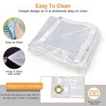 20FT Waterproof Clear Tarp for Outdoor Use