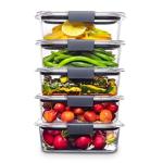 Rubbermaid Brilliance BPA-Free Food Storage Containers 5-Pack