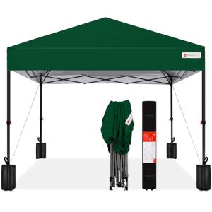 Portable 10x10ft Pop Up Canopy Tent - Forest Green