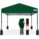 Portable 10x10ft Pop Up Canopy Tent - Forest Green