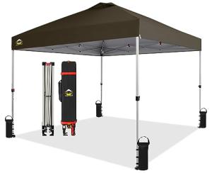 CROWN SHADES 10x10 Pop Up Beach Canopy Tent