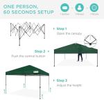 Portable 10x10ft Pop Up Canopy Tent - Forest Green