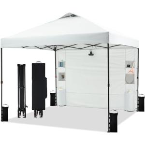 10'x10' Pop Up Canopy Tent with Sidewalls