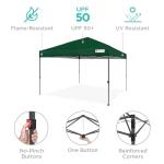 Portable 10x10ft Pop Up Canopy Tent - Forest Green