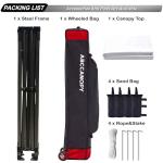 10x10 ABCCANOPY Commercial Pop Up Canopy Tent