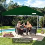 Portable 10x10ft Pop Up Canopy Tent - Forest Green