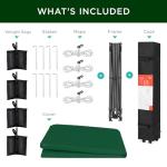 Portable 10x10ft Pop Up Canopy Tent - Forest Green
