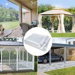 20FT Waterproof Clear Tarp for Outdoor Use
