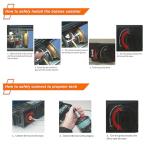 Wind-Blocking Dual Fuel Camp Stove with Case