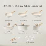 CAROTE 16-Piece Nonstick Cookware Set for Camping