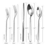 KINGSTONE 20-Piece Stainless Steel Flatware Set