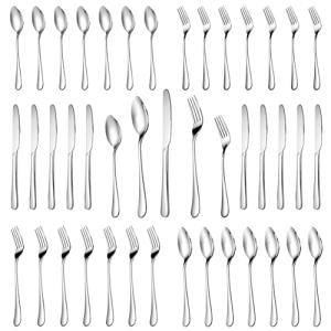 30-Piece Stainless Steel Camping Utensil Set