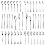 30-Piece Stainless Steel Camping Utensil Set