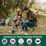 KOMAN Portable Camp Propane Stove for Outdoor Cooking