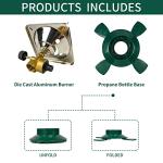 KOMAN Portable Camp Propane Stove for Outdoor Cooking