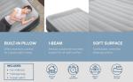 SleepLux Durable Inflatable Mattress with Built-In Pump