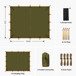 FREE SOLDIER Portable Waterproof Camping Tarp