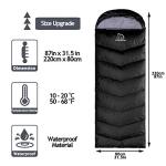 Friendriver XL Upgraded 4-Season Camping Sleeping Bag
