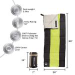 Wakeman Kids Lightweight Sleeping Bag with Carry Bag