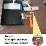 10 Pack Waterproof Drop Cloths for Camping Use