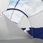 Spacious 8-Person Waterproof Camping Tent - Blue