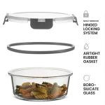 FineDine 24 Glass Food Storage Containers with Lids