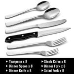 Hiware 48-Piece Stainless Steel Cutlery Set