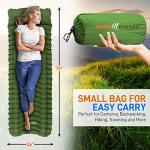 SereneLife Compact Sleeping Pad with Pillow for Camping