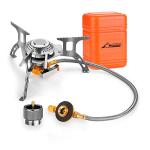 WADEO 3700W Portable Camping Gas Stove with Case