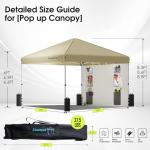10x10 Instant Shade Canopy Tent with Walls