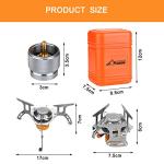 WADEO 3700W Portable Camping Gas Stove with Case