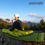 SereneLife Compact Sleeping Pad with Pillow for Camping